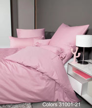 Ielādējiet video galerijas pārlūkā, Mako - Satīna gultas veļa Chalk rose | Exclusive JANINE