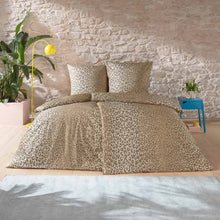 Ielādējiet video galerijas pārlūkā, Mako - Satīna gultas veļa Lionel Beige | ESTELLA