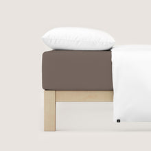 Ielādējiet video galerijas pārlūkā, Palags ar gumiju Bio - kokvilna Sand deep | Casual schlafgut