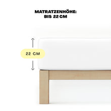 Ielādējiet video galerijas pārlūkā, Palags ar gumiju Petrol deep | EASY Jersey schlafgut