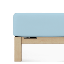 Ielādējiet video galerijas pārlūkā, Frotē palags ar gumiju Blue light | Frottex schlafgut