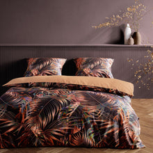 Ielādējiet video galerijas pārlūkā, Mako - Satīna gultas veļa Braun Floral | Bed Art Fleuresse