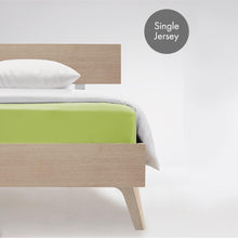 Ielādējiet video galerijas pārlūkā, Palags ar gumiju Apple green | Jenny Fleuresse