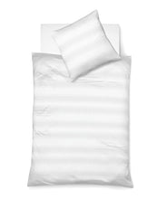 Ielādējiet video galerijas pārlūkā, Mako – Damasta gultas veļa White | Jade Fleuresse