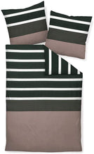 Ielādējiet video galerijas pārlūkā, Flaneļa gultas veļa Nougat Black | JANINE