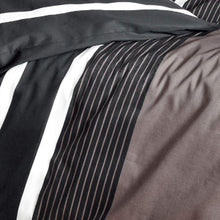 Ielādējiet video galerijas pārlūkā, Flaneļa gultas veļa Nougat Black | JANINE