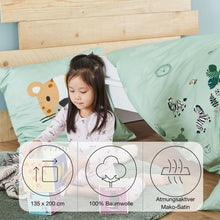 Ielādējiet video galerijas pārlūkā, Gultas veļa bērniem Satīns Safari | s.Oliver 
