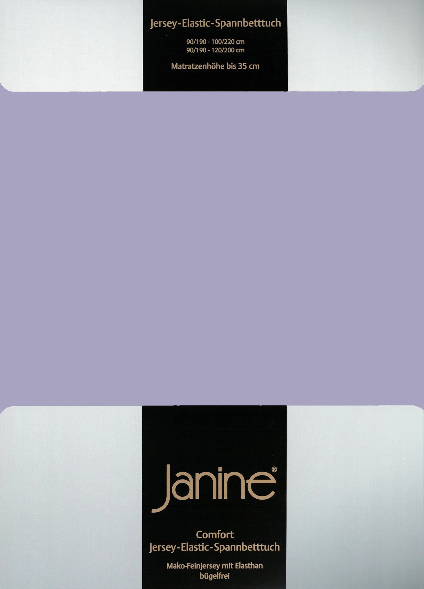 Palags ar gumiju Lavender | Comfort Elastic Janine