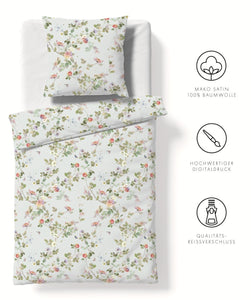 Mako - Satīna gultas veļa Spring time | Bed Art Fleuresse