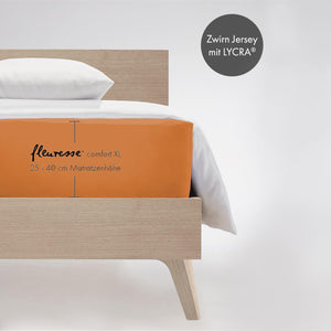 Palags ar gumiju Orange | Comfort XL Fleuresse