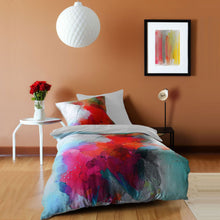 Ielādējiet video galerijas pārlūkā, Mako - Satīna gultas veļa Colorful | Bed Art Fleuresse 
