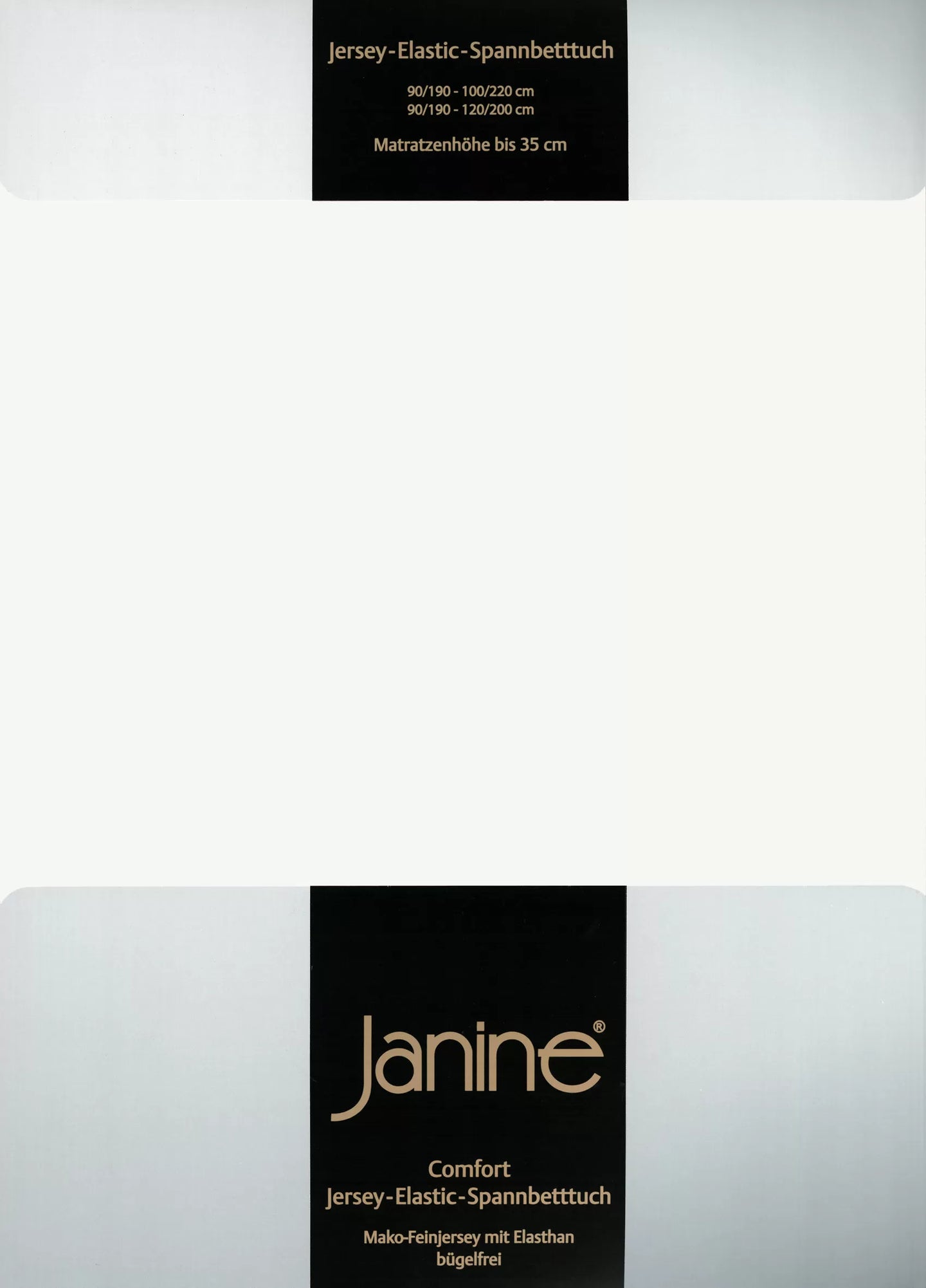 Palags ar gumiju Ecru | Comfort Elastic JANINE