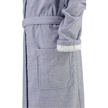 Ielādējiet video galerijas pārlūkā, Halāts Denim 5707 silver - 16 | Cawö 
