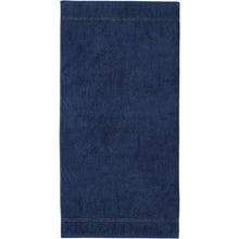 Ielādējiet video galerijas pārlūkā, Dvielis Carat Borte 580 navy - 133   | CAWÖ 
