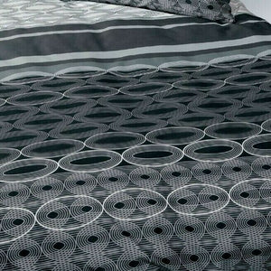 Mako - Satīna gultas veļa Geometry | Moments JANINE